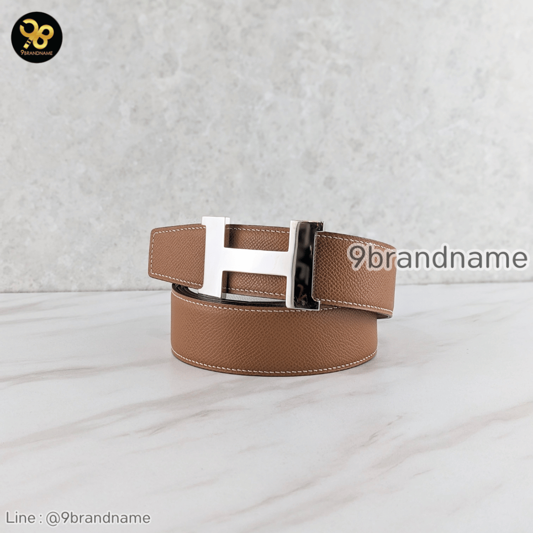 Hermes Belt Reversible 3.8 cm  & Buckle H 3.8 cm. Epsom